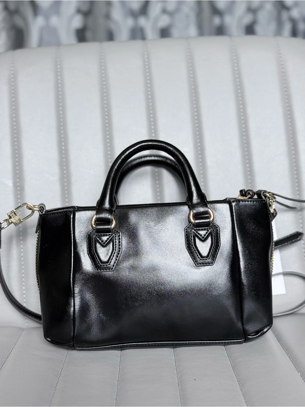 Aimee Kestenberg Leather Satchel with Detachable Crossbody Strap